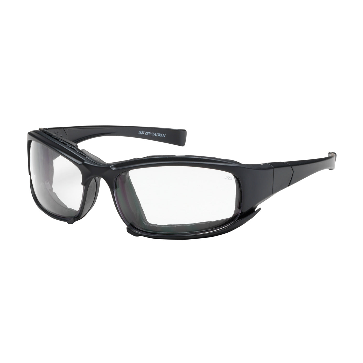 Bouton Optical 250-CE-10090 Safety Glasses Black Full Frame Anti-Fog