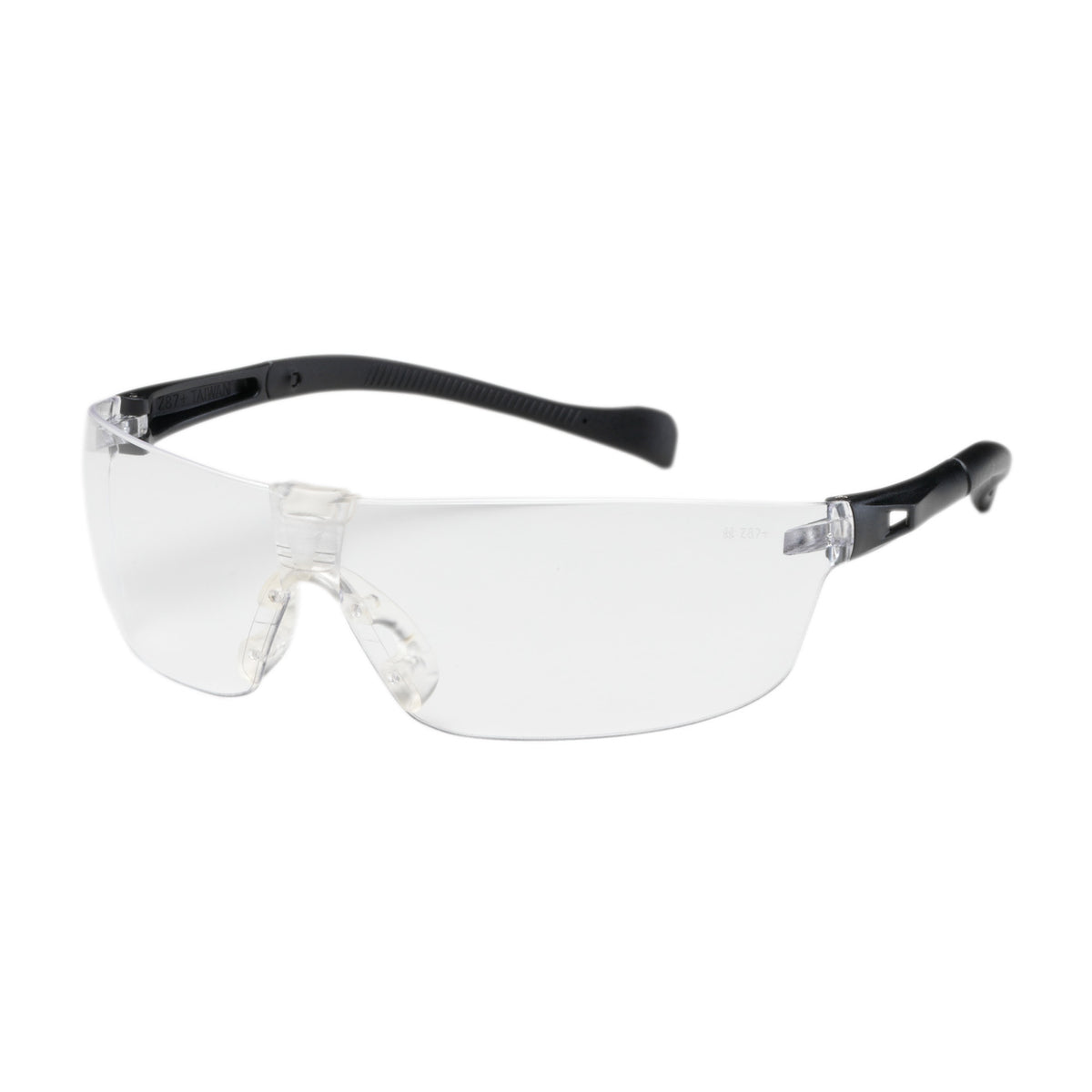 Bouton Optical 250-MT-10070 Safety Glasses Anti-Scratch Black