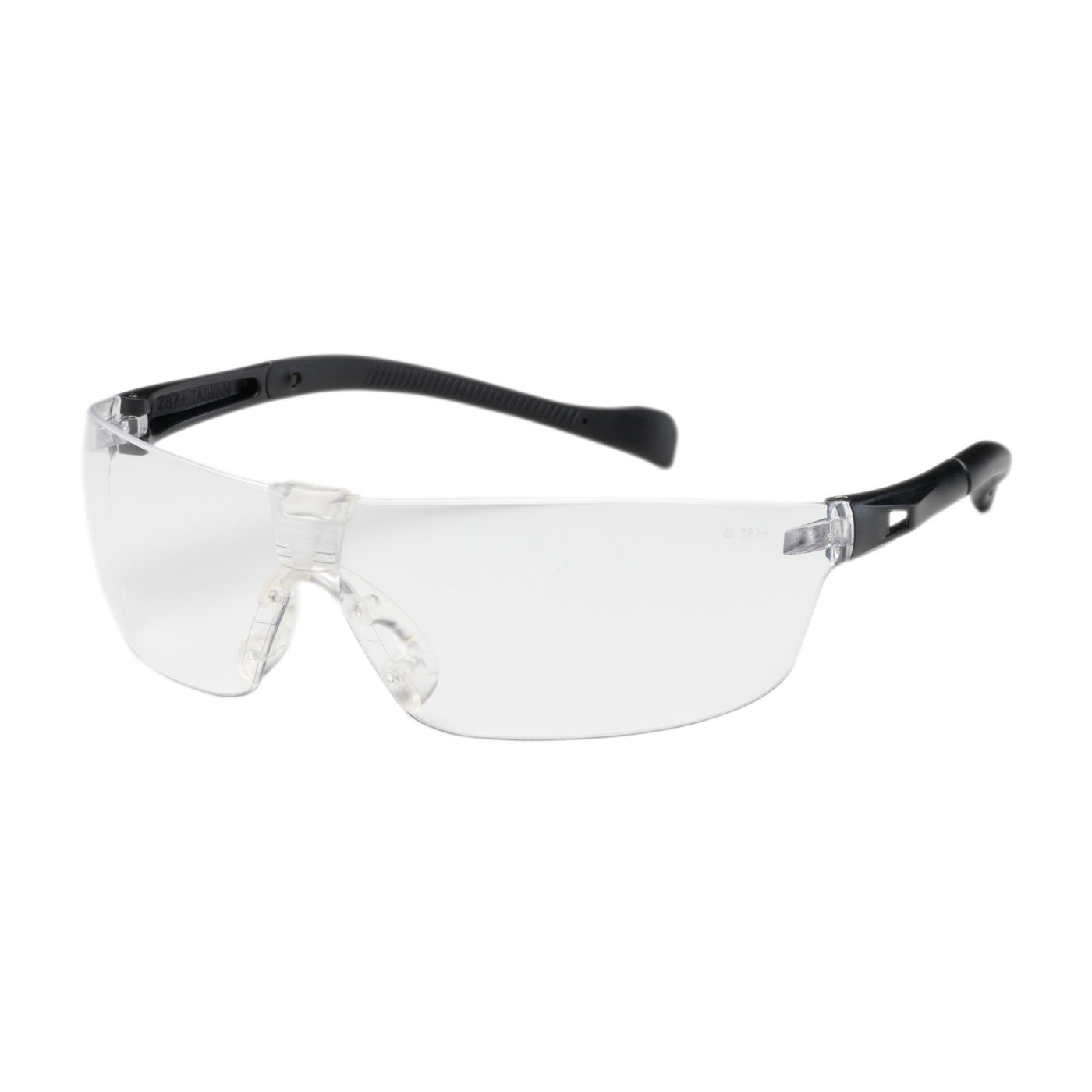 Bouton Optical 250-MT-10070 Safety Glasses Anti-Scratch Black