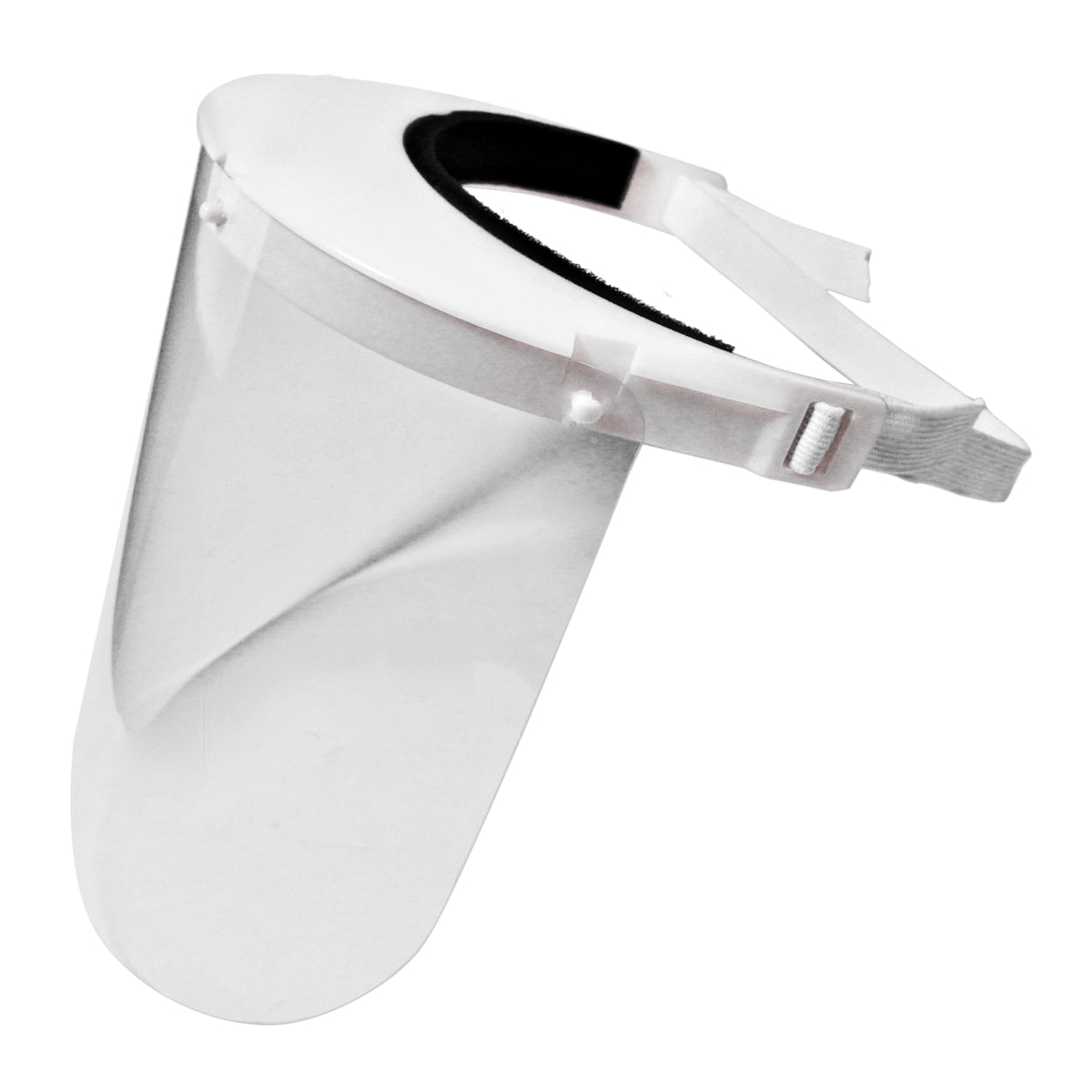 Bouton Optical 251-01-5100 Face Shield Polycarbonate Elastic Headband Clear