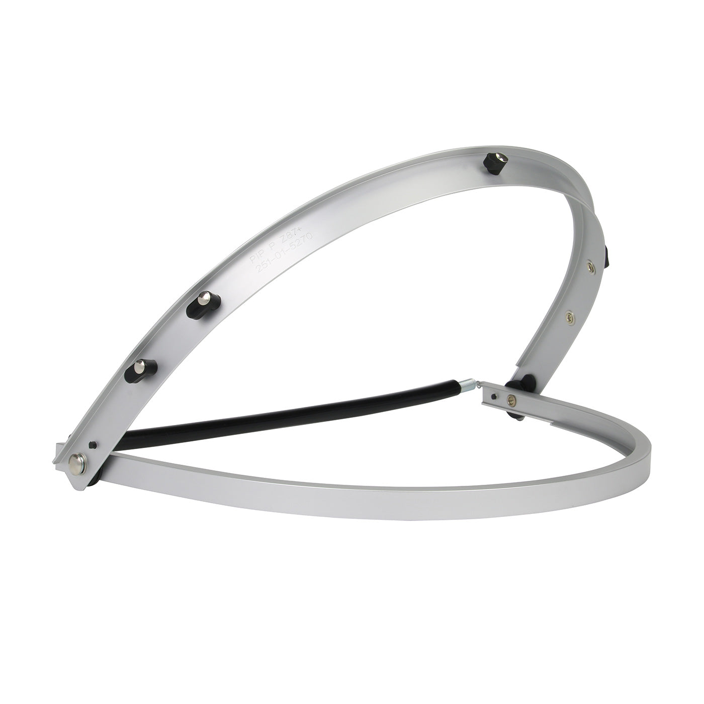 Bouton Optical 251-01-5270 Face Shield Bracket Aluminum for Full Brim Hard Hats Silver
