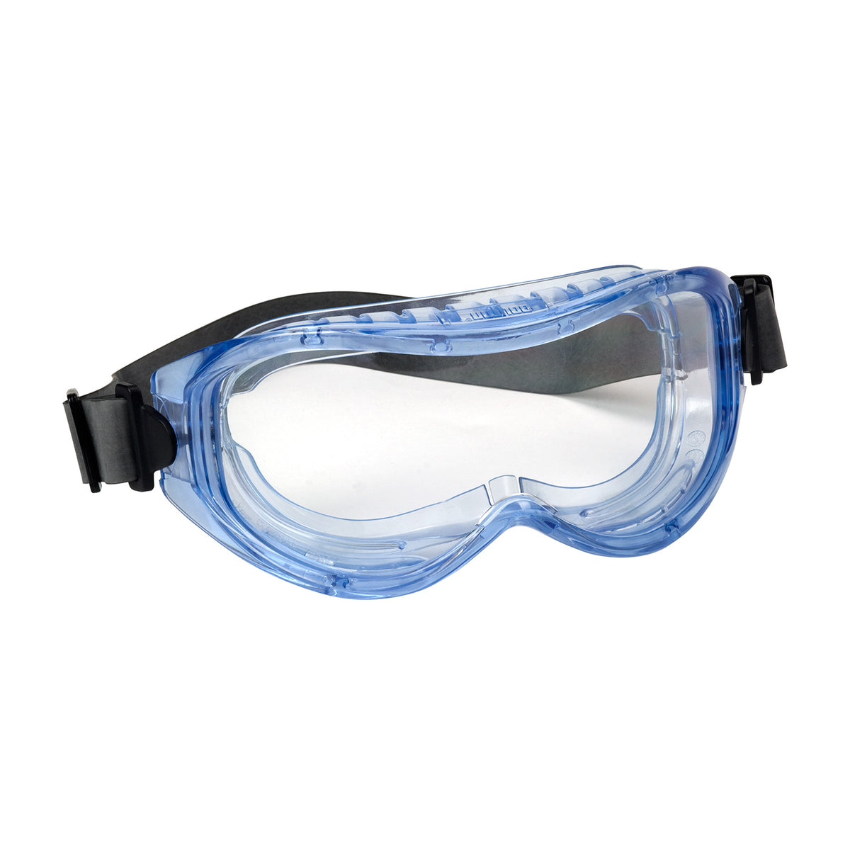 Bouton Optical 251-5300-400-RHB Safety Goggles Indirect Vent Neoprene Strap Light Blue