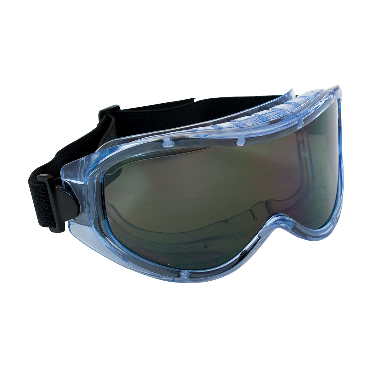Bouton Optical 251-5300-402 Safety Goggles Anti-Fog Light Blue