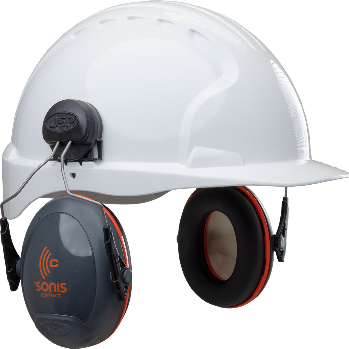 JSP 262-AEB030-CM Cap Mounted Ear Muffs Dark Gray