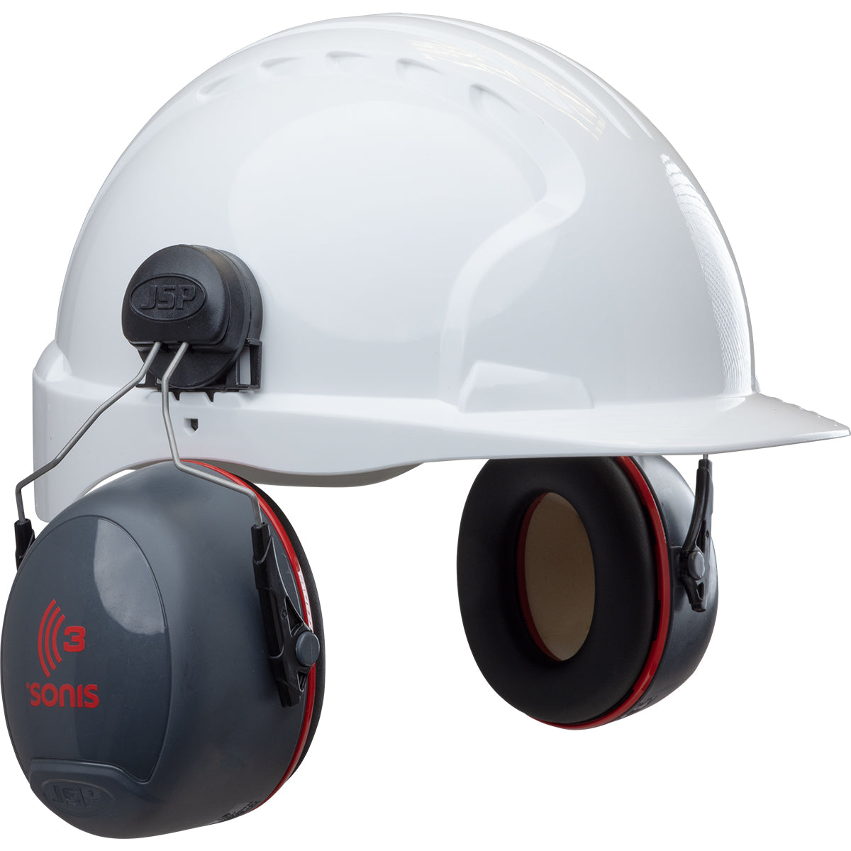 JSP 262-AEB040-CM Cap Mounted Ear Muffs Dark Gray