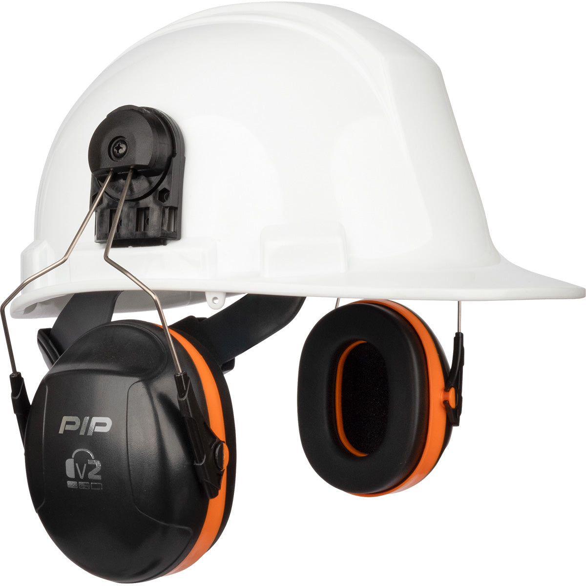 PIP 263-V2CM Ear Muffs Cap Mounted Neon Orange
