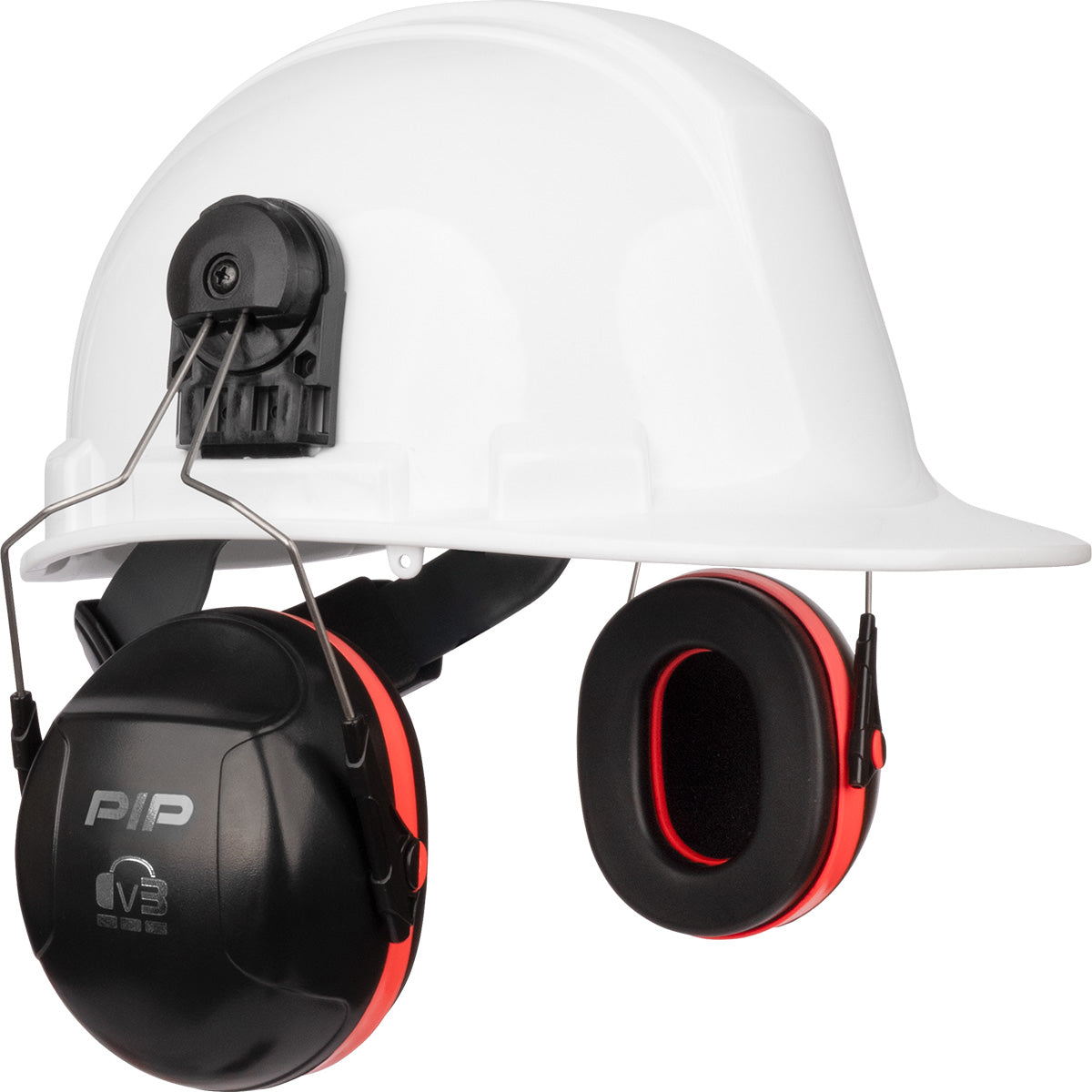 PIP 263-V3CM Ear Muffs Memory Foam Neon Red