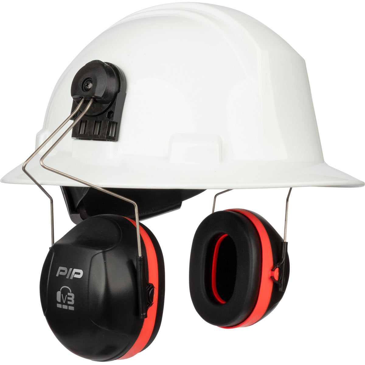 PIP 263-V3FB Ear Muffs Memory Foam Neon Red