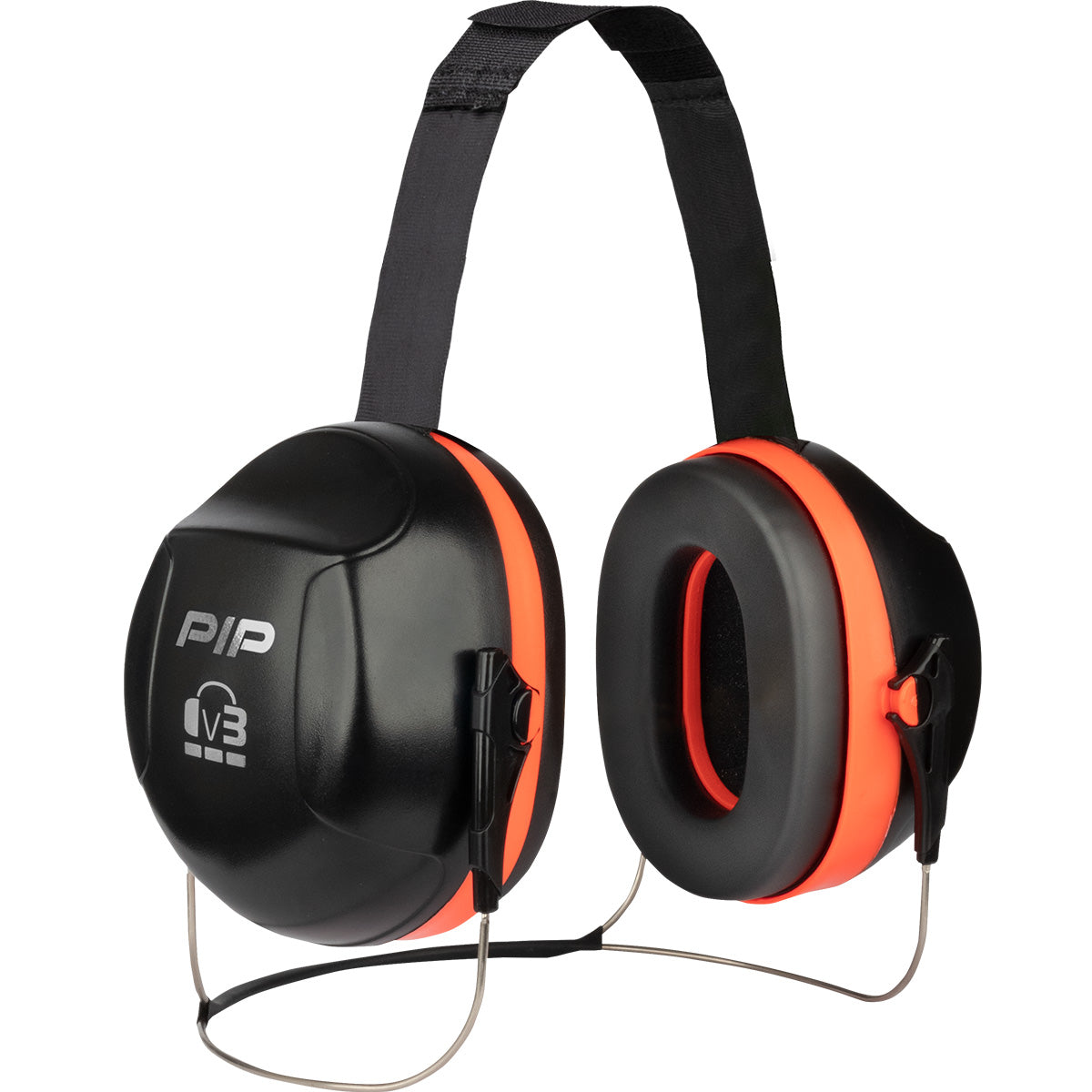 PIP 263-V3NB Ear Muffs Memory Foam Neon Red