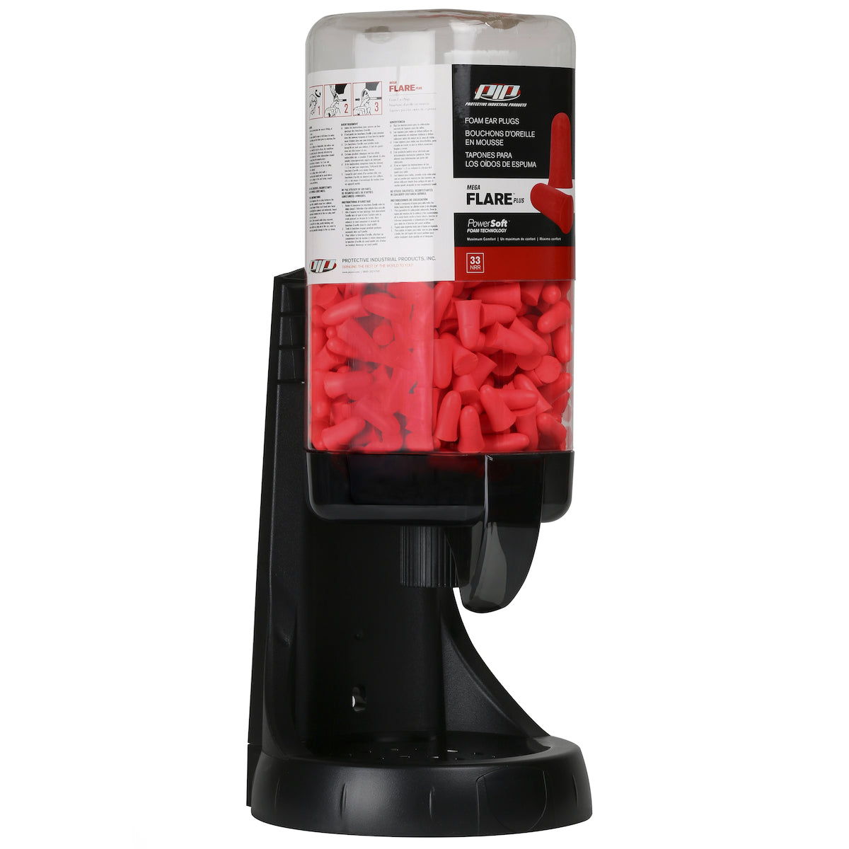 PIP 267-HPD910-400 Ear Plugs Prefilled Dispenser Black