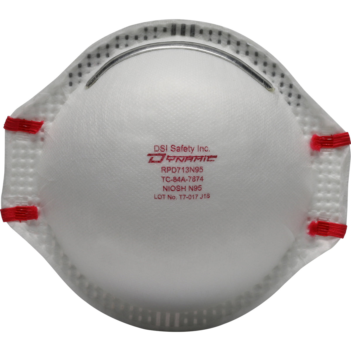 Dynamic 270-RPD713N95 Deluxe N95 Disposable Respirator NIOSH Approved White