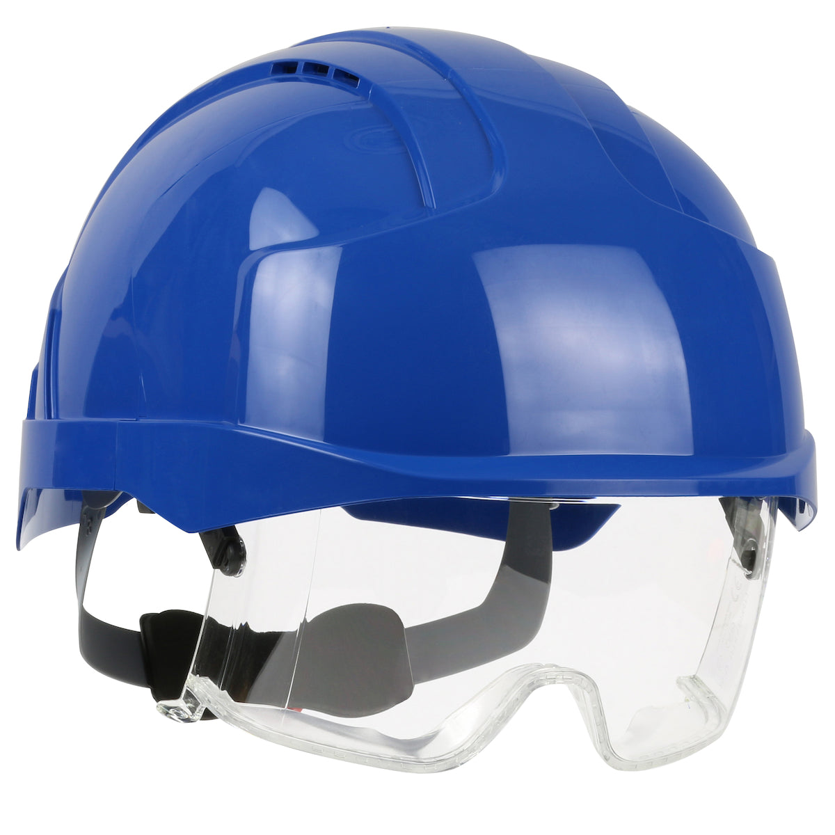 JSP 280-EVLV Vented Safety Helmet ABS Eye Protection Blue
