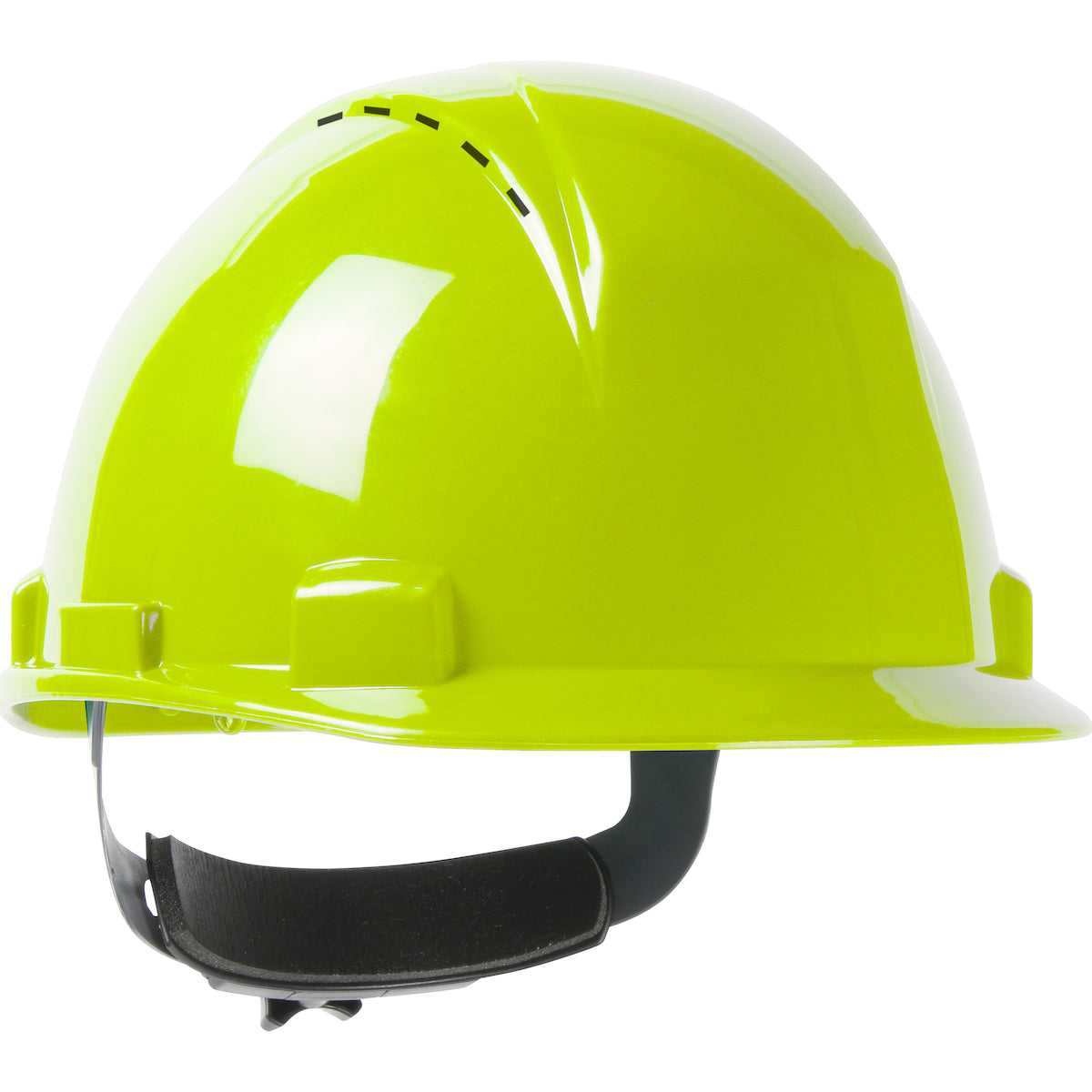 PIP 280-HP1141RSPV Hard Hat HDPE Hi-Vis Yellow