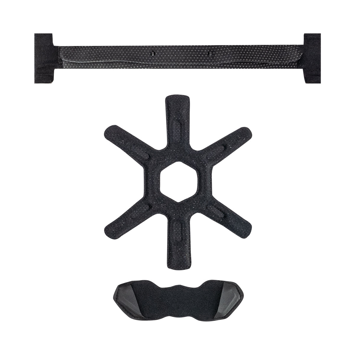 PIP 280-HP1491PAD Replacement Sweat Pad Kit for Traverse MIPS Helmet Black