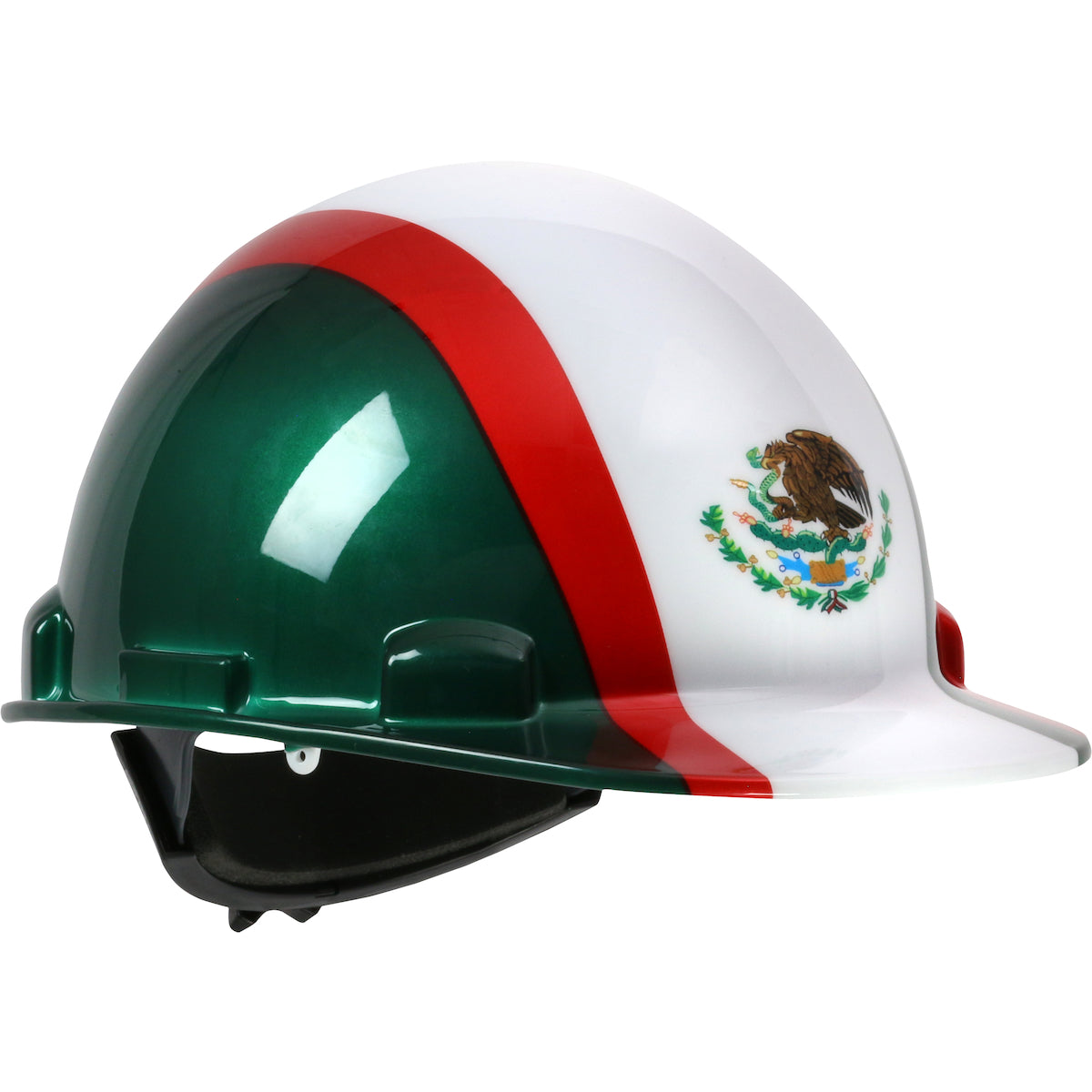 PIP 280-HP341R-MEX Smooth Dome Hard Hat HDPE Graphic White