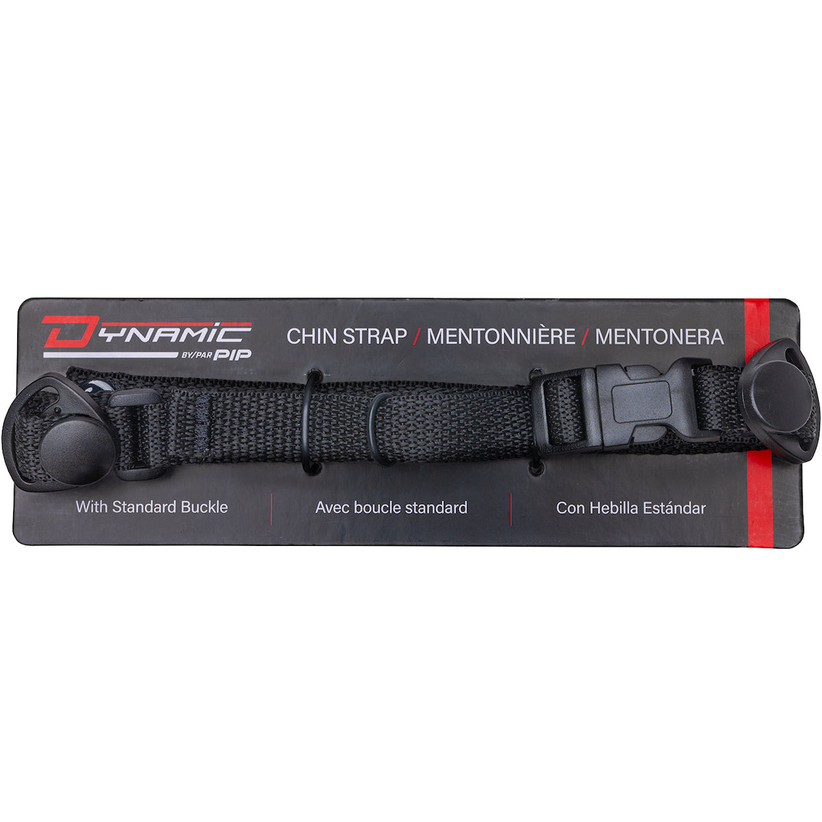 Dynamic 280-HP542C2 Chin Strap 4-Point Clip Black