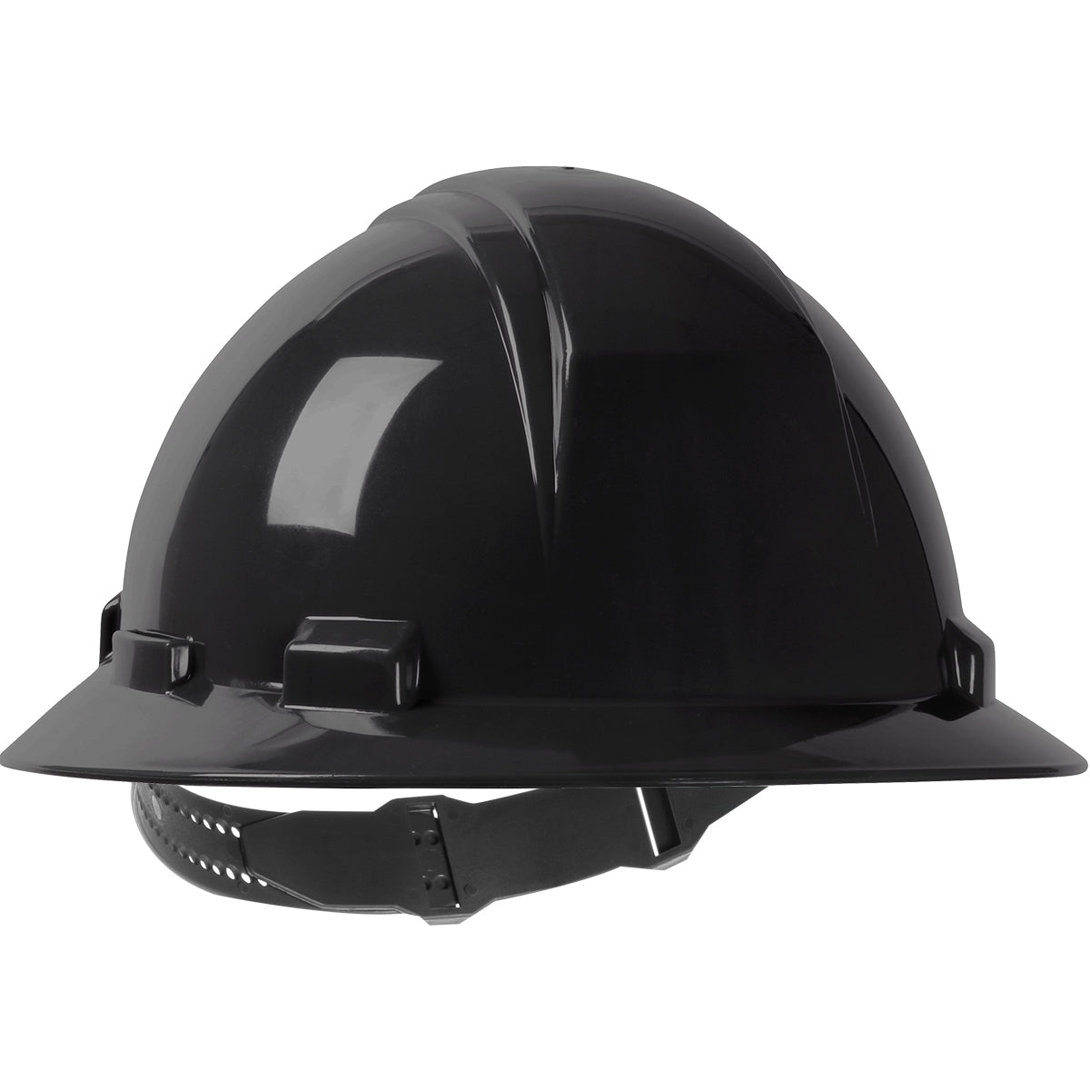 PIP 280-HP641 Full Brim Hard Hat HDPE Black