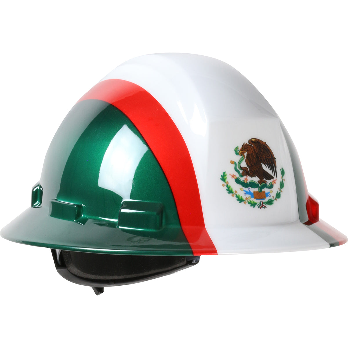 PIP 280-HP641R Hard Hat HDPE Shell 4-Point Suspension White