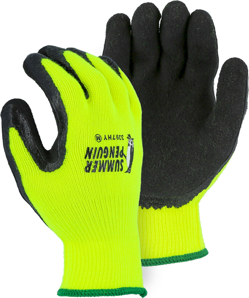 Majestic Glove 3397HY Summer Penguin® Glove w Latex Palm Coating