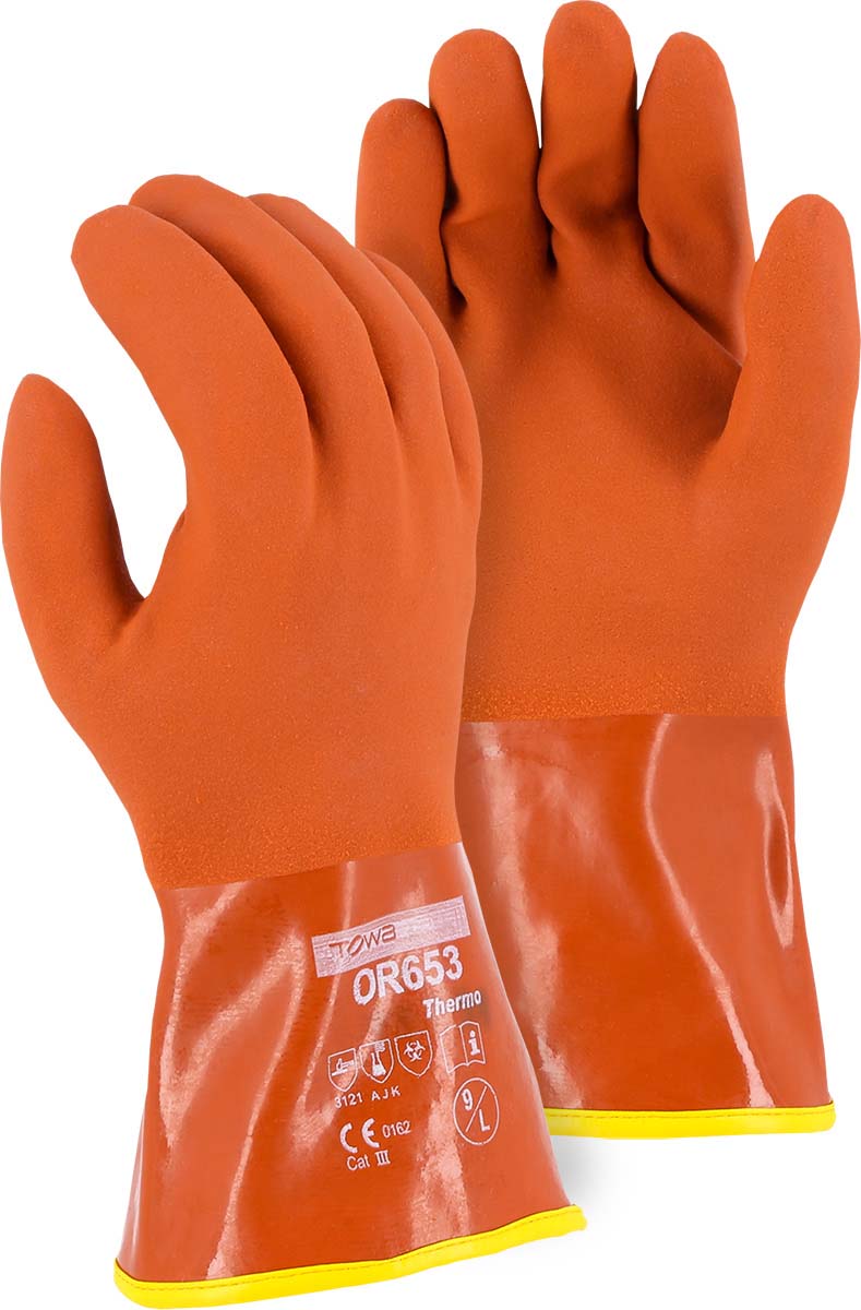 Majestic Glove 3703 Winter Lined PVC Double Dipped Glove