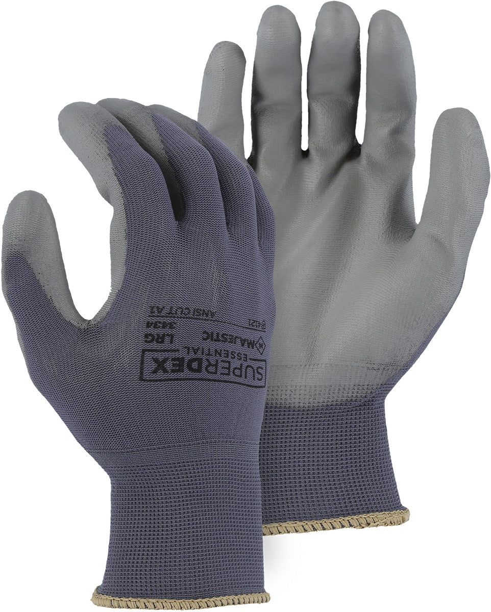 Majestic Glove 3434 Polyurethane Palm Coated Glove on Nylon Liner
