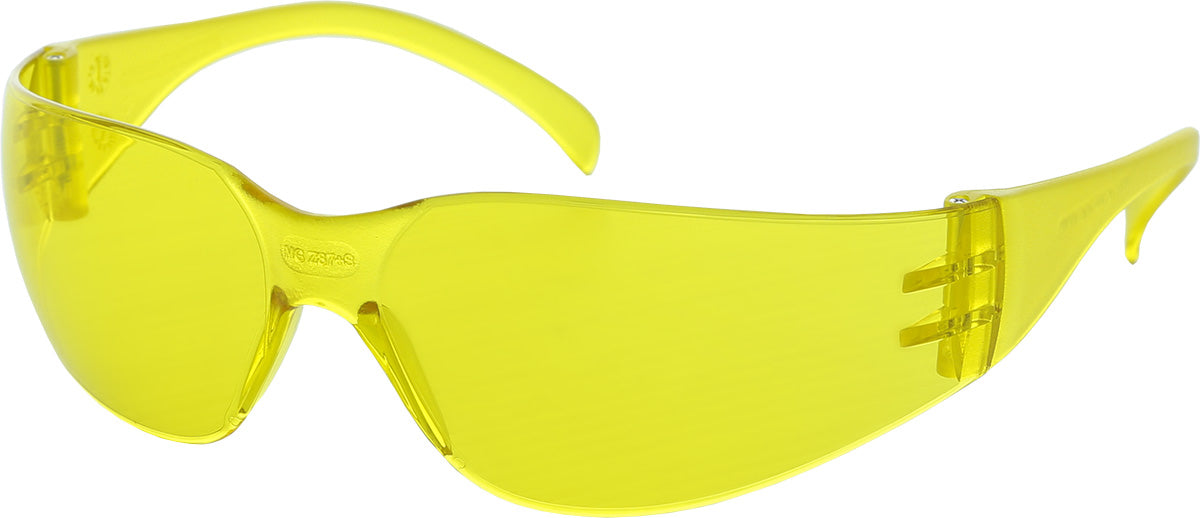 Majestic Glove 85-1100AMB Crosswind Safety Glasses Bulk Packaging, Amber