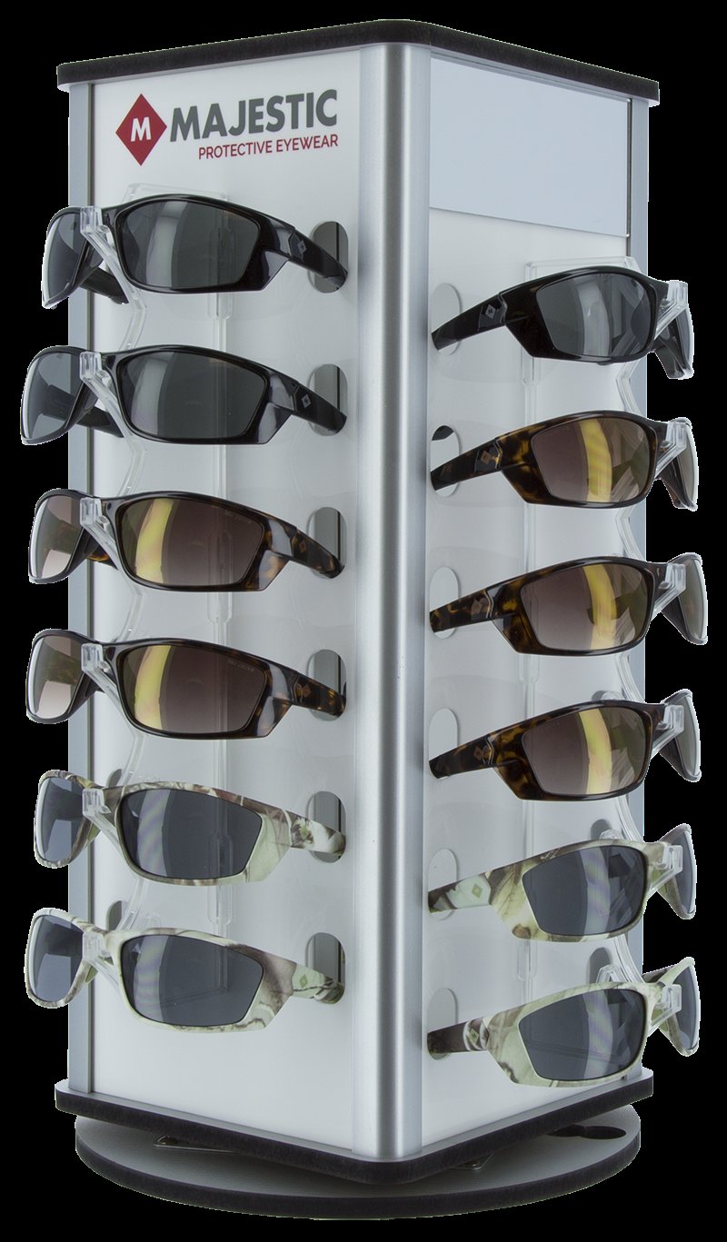 Majestic Glove 85-9010 24-Pin Eyewear Counter Display