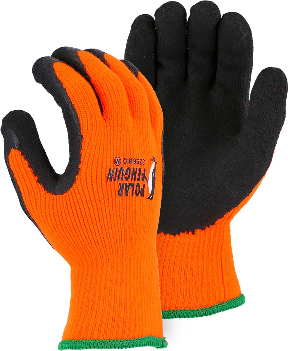 Majestic Glove 3396HO Polar Penguin® Winter Lined Glove w Foam Latex Palm