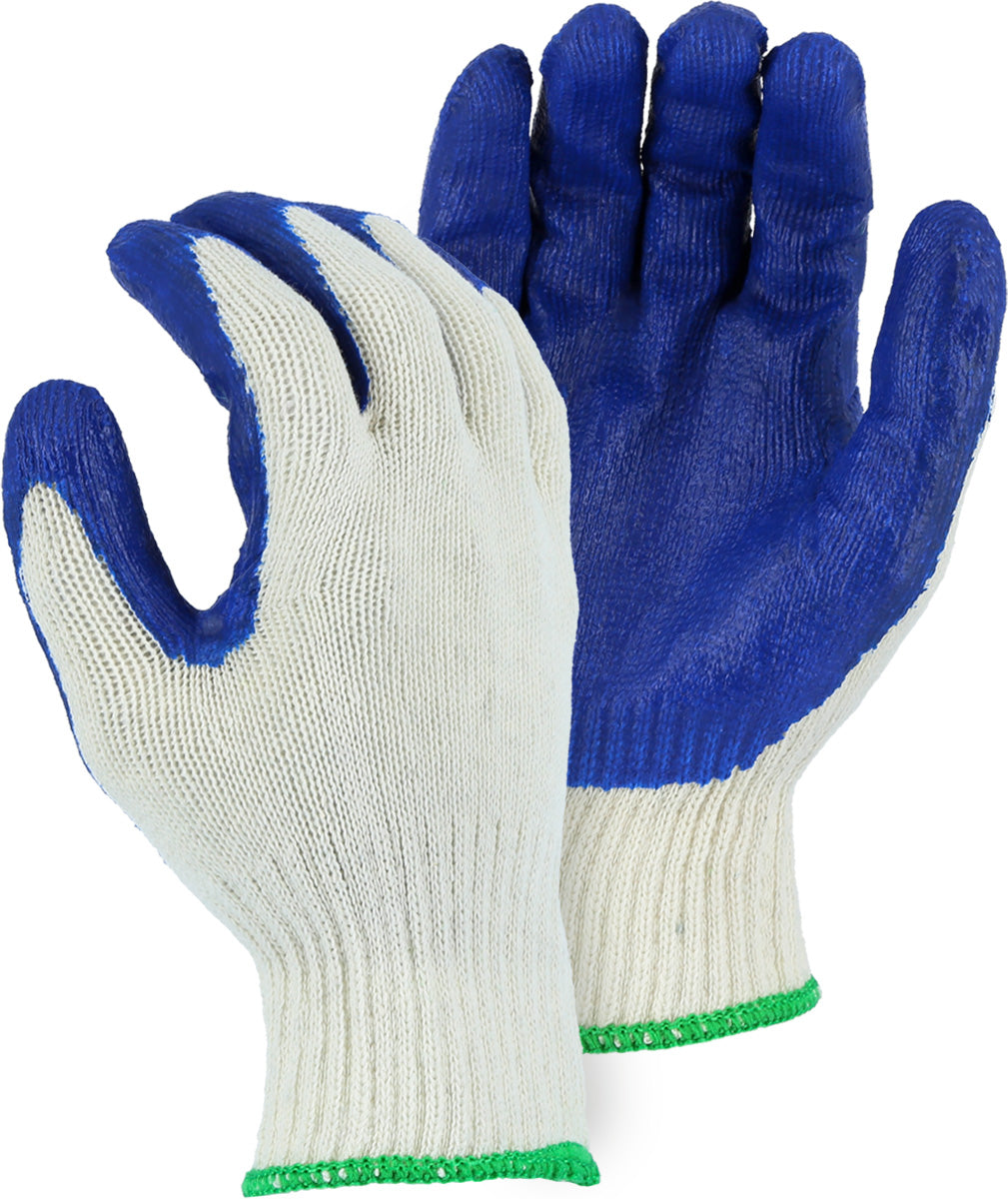Majestic Glove 3379 Latex Palm Coated Glove on String Knit Liner