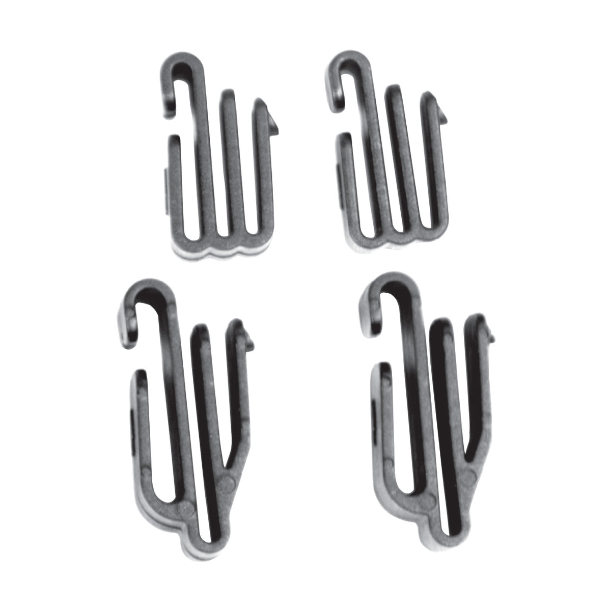 JSP 281-CL-SET Lamp & Goggle Clip Set Black