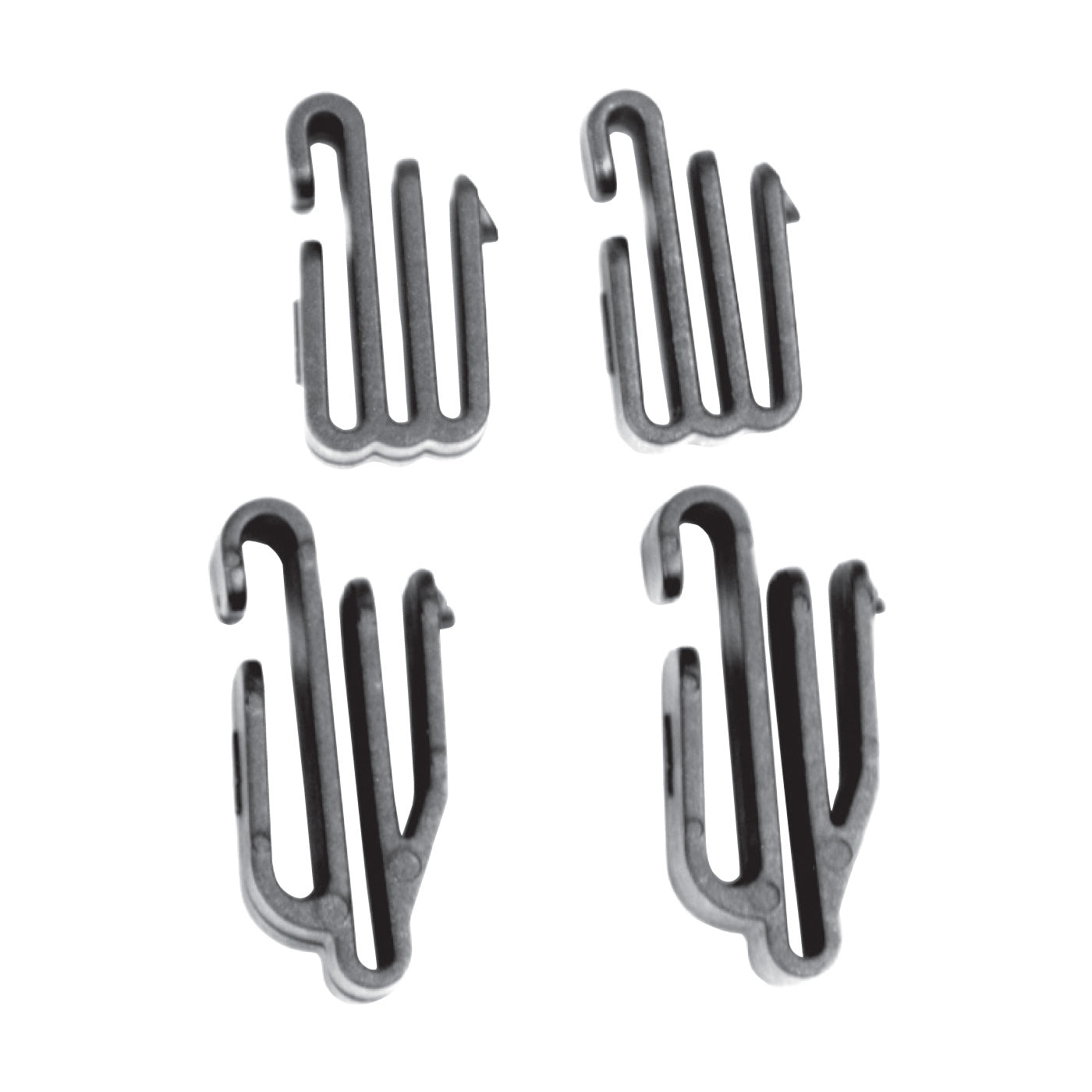 JSP 281-CL-SET Lamp & Goggle Clip Set Black
