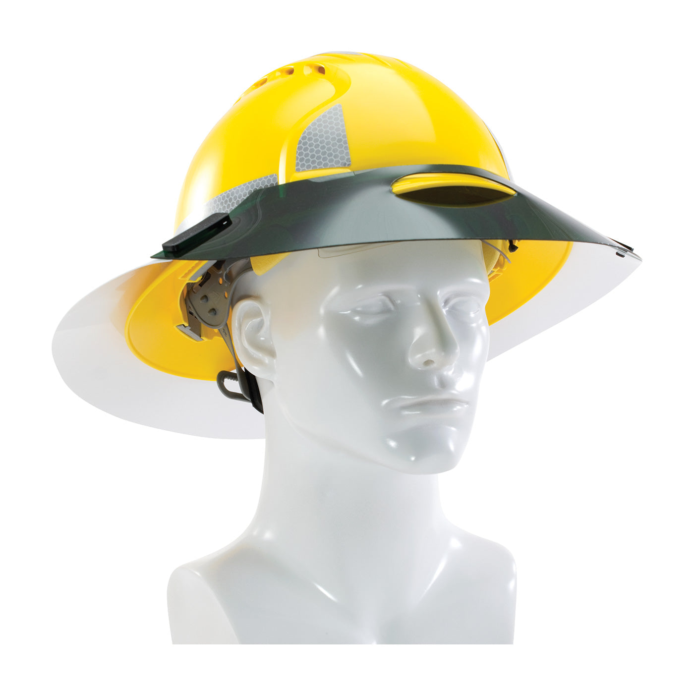JSP 281-SSE-FB Sun Shade Extensions for Full Brim Hard Hats Green