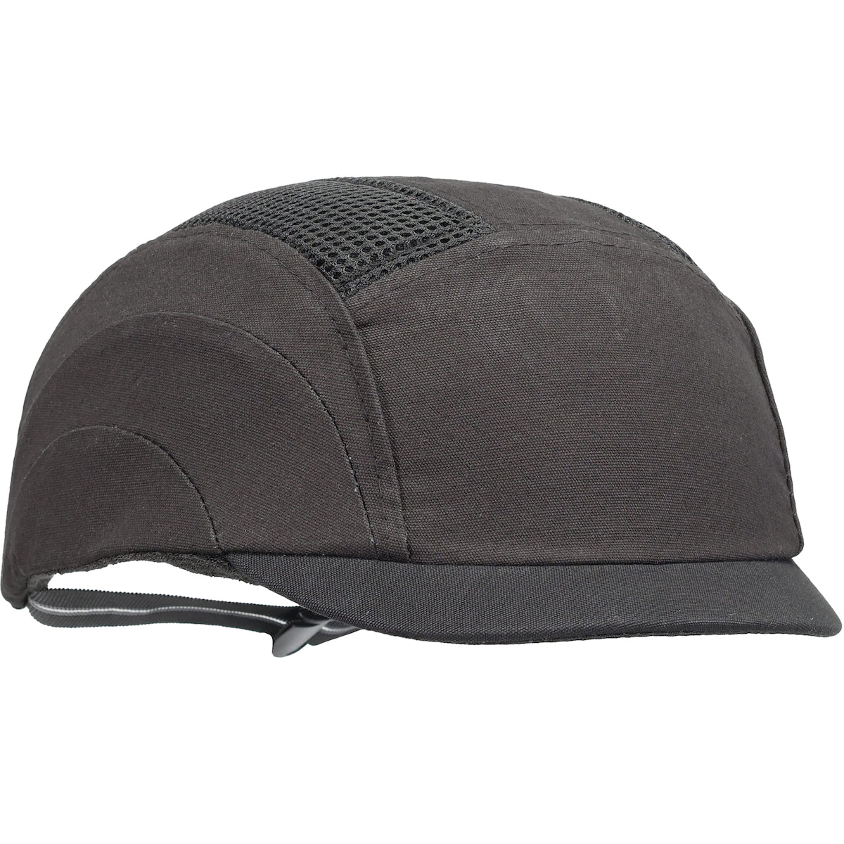 JSP 282-AAL130 Bump Cap HDPE Liner Adjustable Back Black