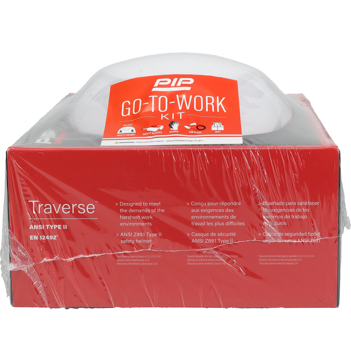 PIP 289-GTW-HP1491R Pre-Packed PPE Kit White