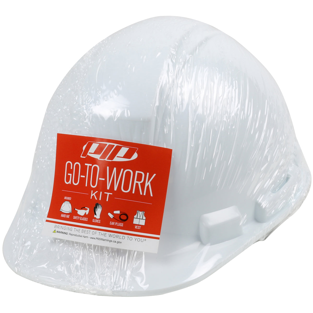 PIP 289-GTW-HP241 Pre-Packed PPE Kit White