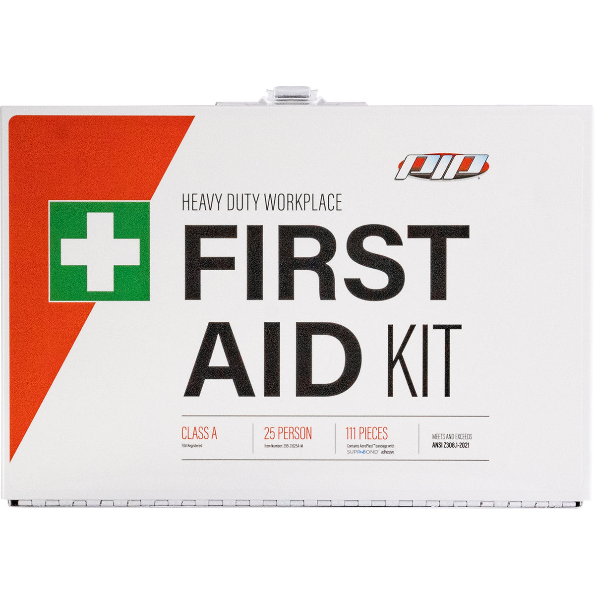 PIP 299-21025A-M First Aid Kit Metal Case Class A White