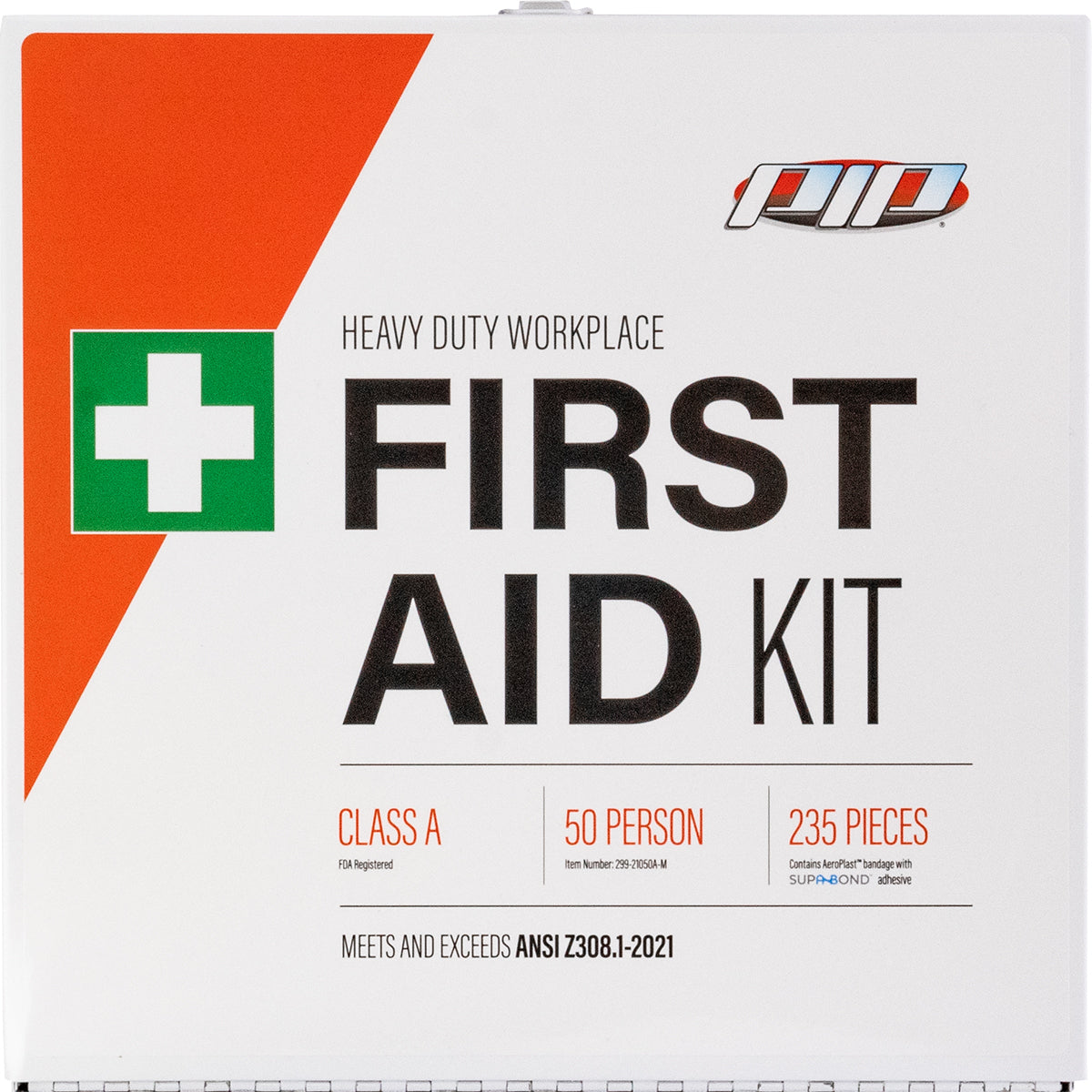 PIP 299-21050A-M First Aid Kit Metal Case Class A White