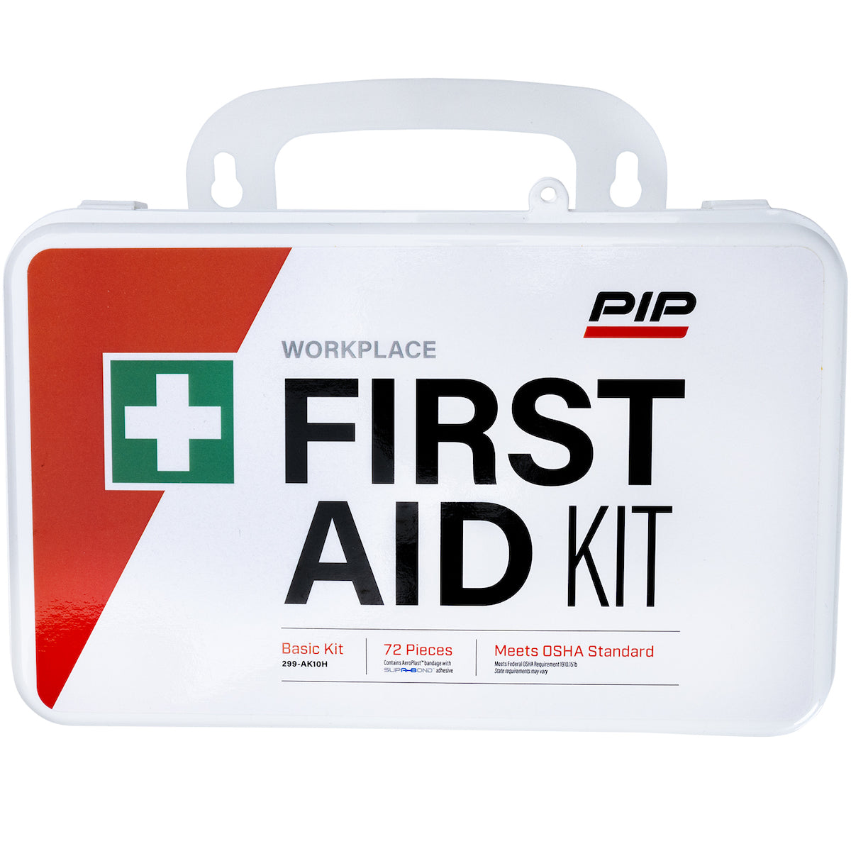 PIP 299-AK10H OSHA Basic Personal First Aid Kit 10 Person White