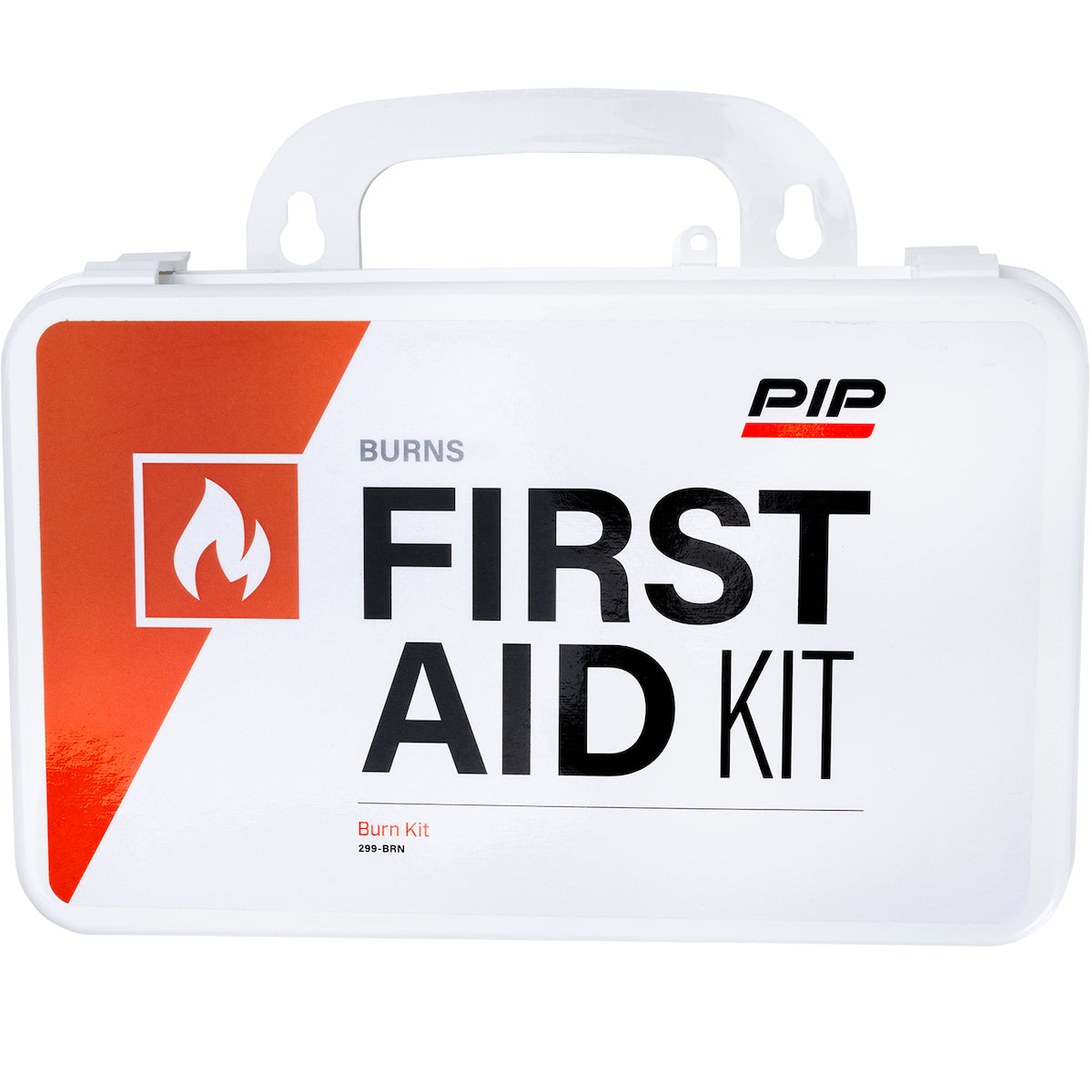 PIP 299-BRN First Aid Kit Weatherproof Burn Protection White