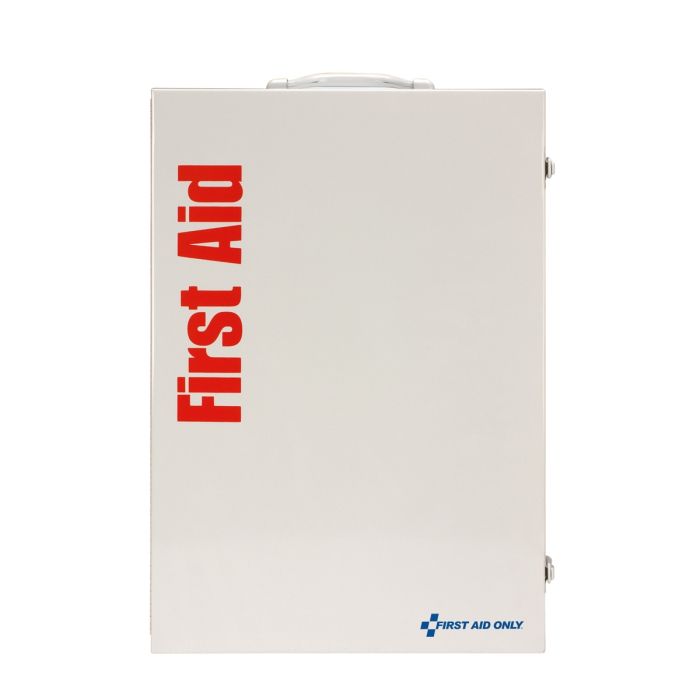 4 Shelf First Aid Cabinet With Medications, ANSI Compliant - W-90576