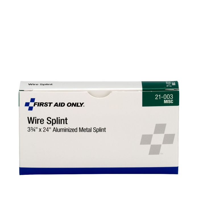 Aluminized Metal Wire Splint, 3 3/4&quot; X 24&quot; 1 Per Box - W-21-003