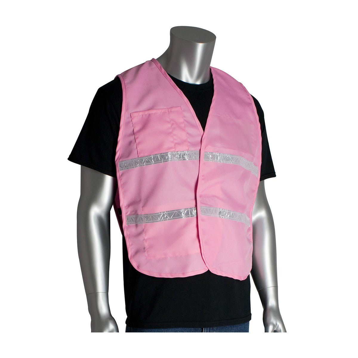 PIP 300-1516 Hi-Vis Polyester Vest Pink