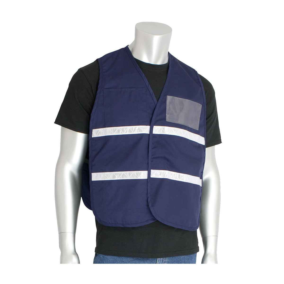 PIP 300-2503 Hi-Vis Safety Vest Cotton/Polyester Blue