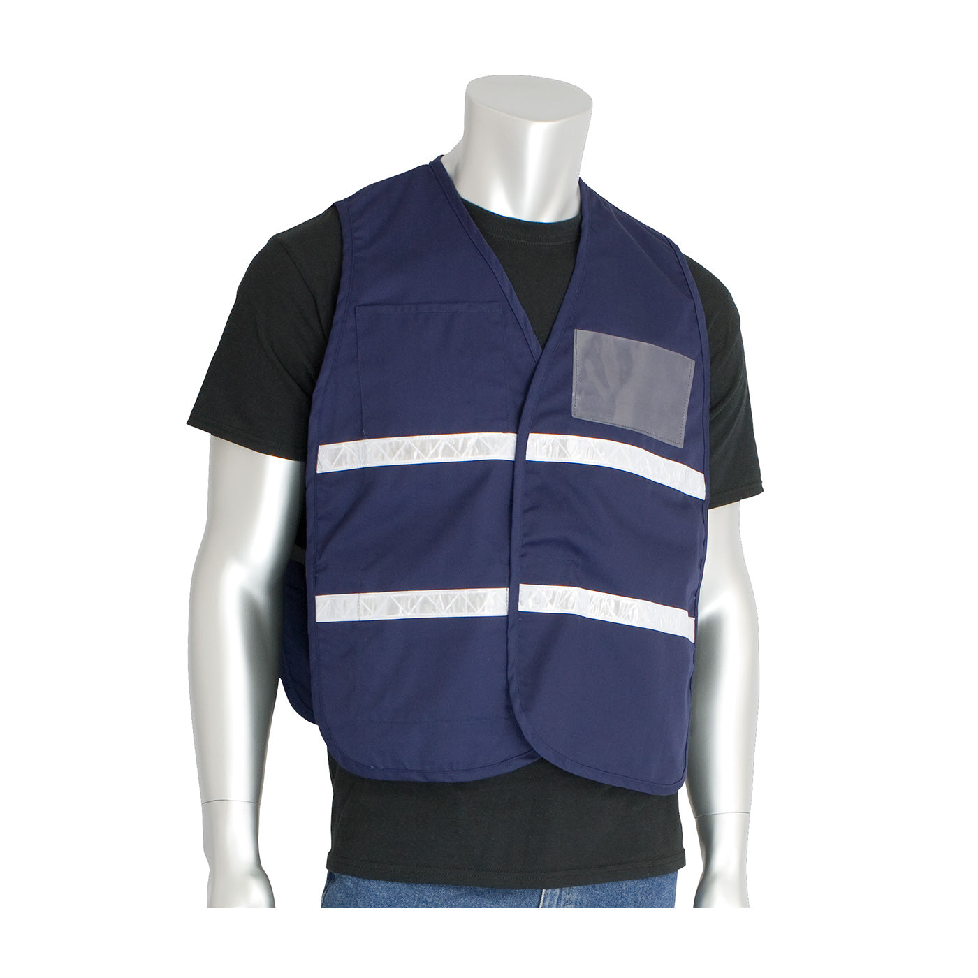 PIP 300-2503 Hi-Vis Safety Vest Cotton/Polyester Blue