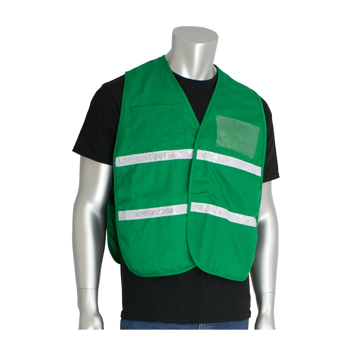 PIP 300-2505 Hi-Vis Safety Vest Cotton/Polyester Green