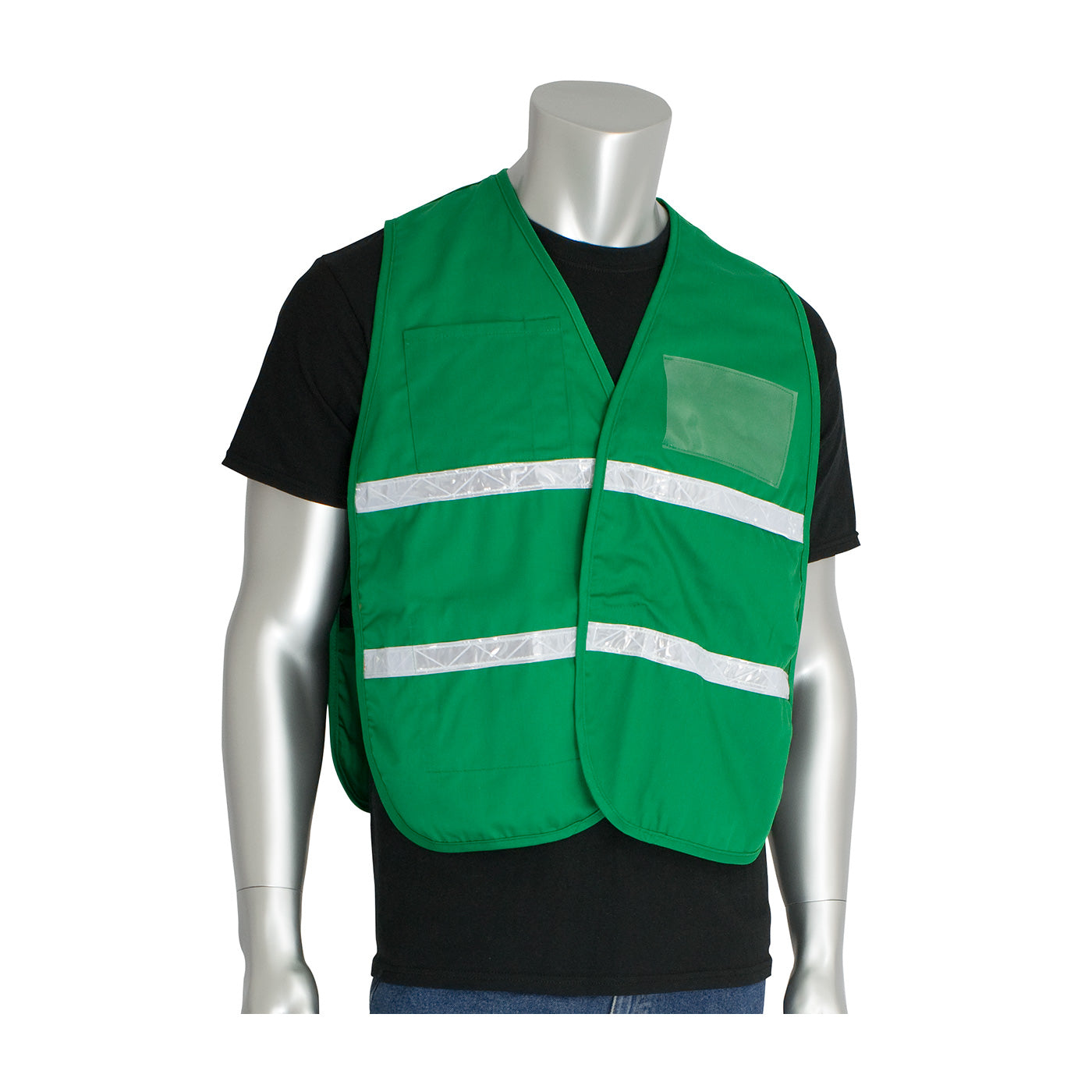 PIP 300-1505 Incident Command Vest Polyester Durable Green