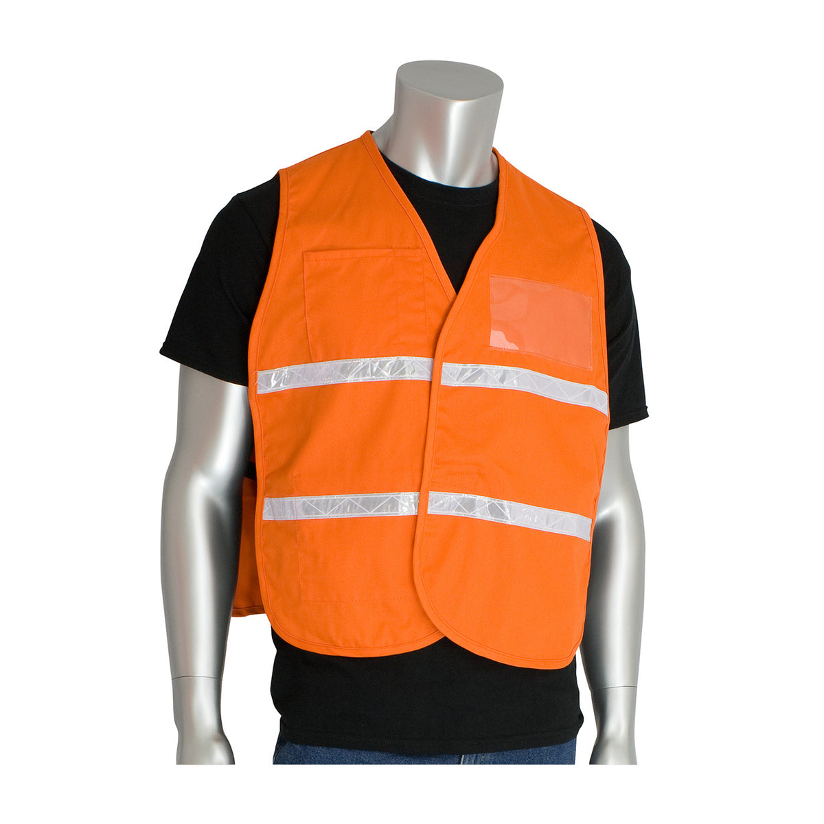 PIP 300-2507 Safety Vest Cotton/Polyester Hi-Vis Orange