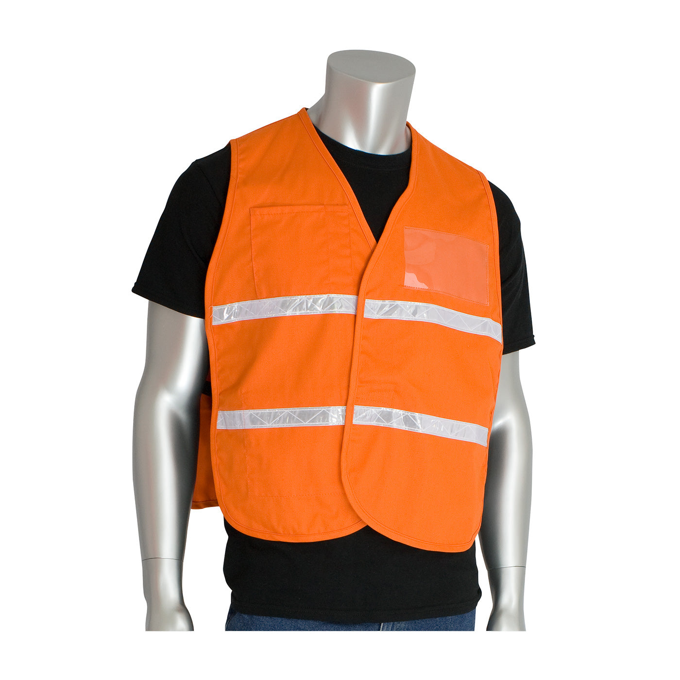 PIP 300-2507 Safety Vest Cotton/Polyester Hi-Vis Orange