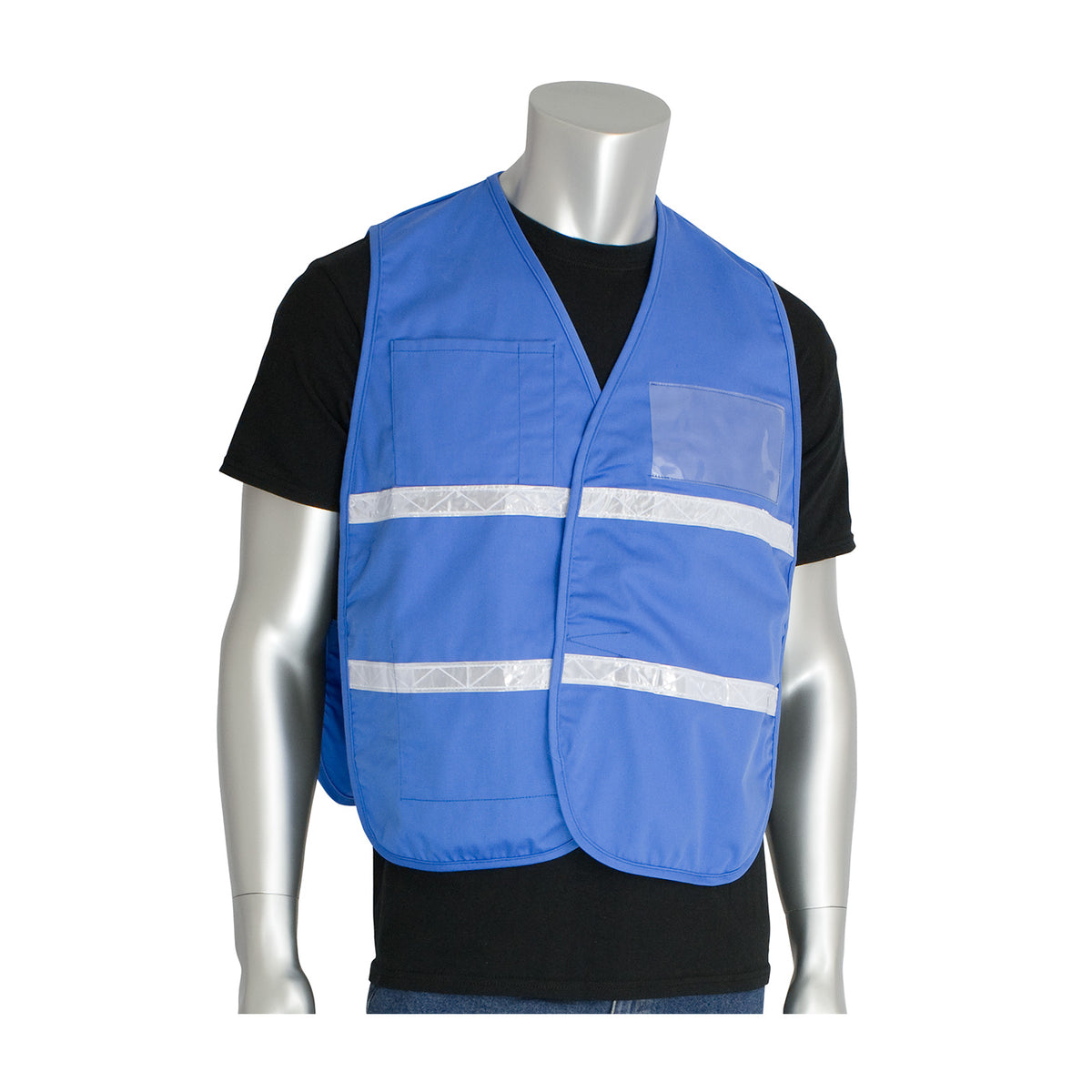 PIP 300-2509 Safety Vest Cotton/Polyester Hi-Vis Light Blue