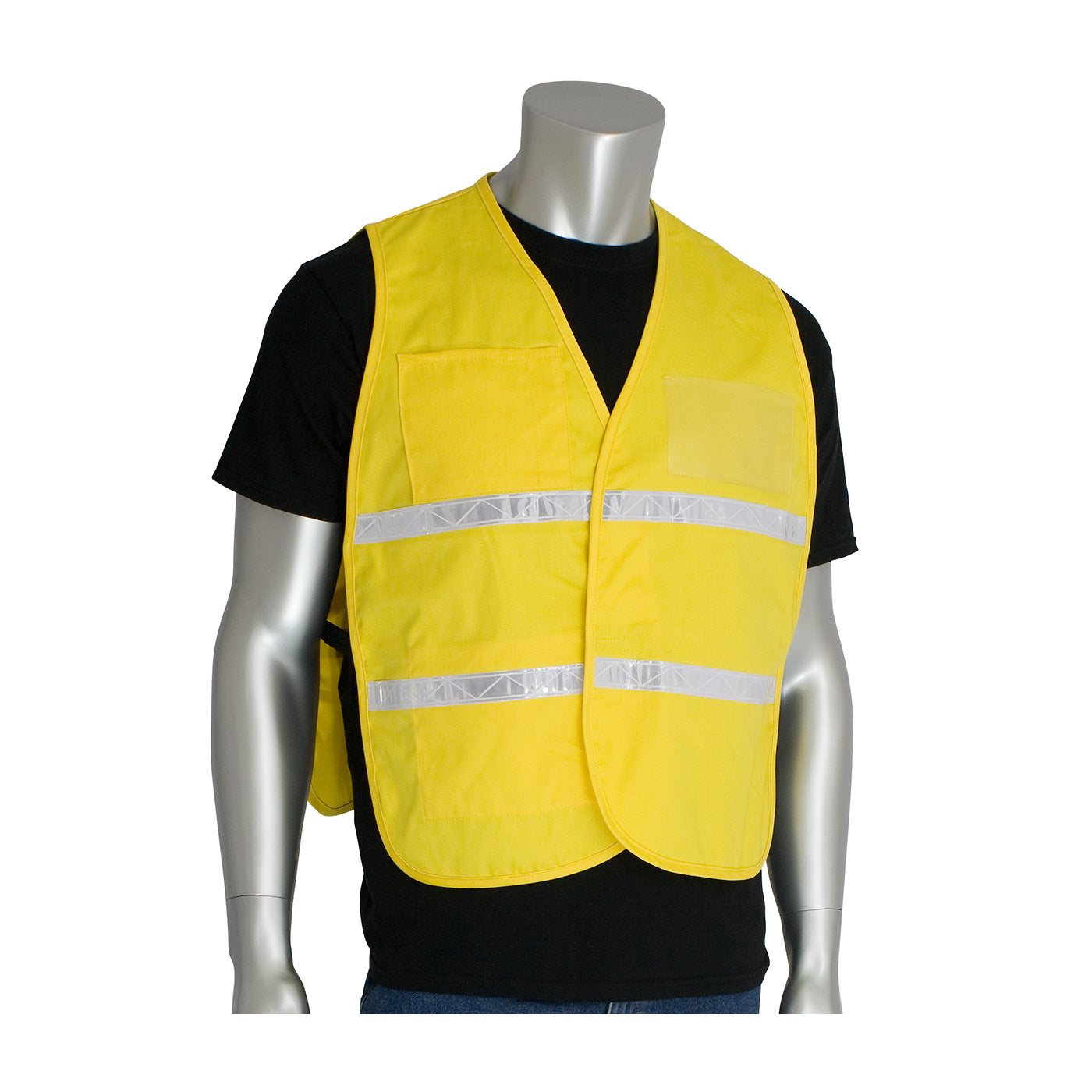 PIP 300-2510 Safety Vest Cotton/Polyester Hi-Vis Yellow